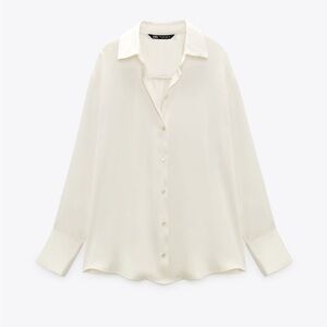 Zara SATIN EFFECT SHIRT
OYSTER WHITE